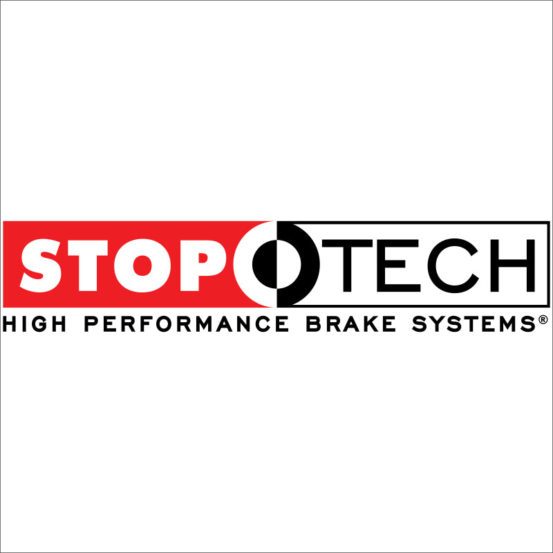 Stoptech, Stoptech 07-13 Mazda 3 Mazdaspeed Front BBK w/ Red ST-40 Caliper Slotted 332x28 2pc Rotor